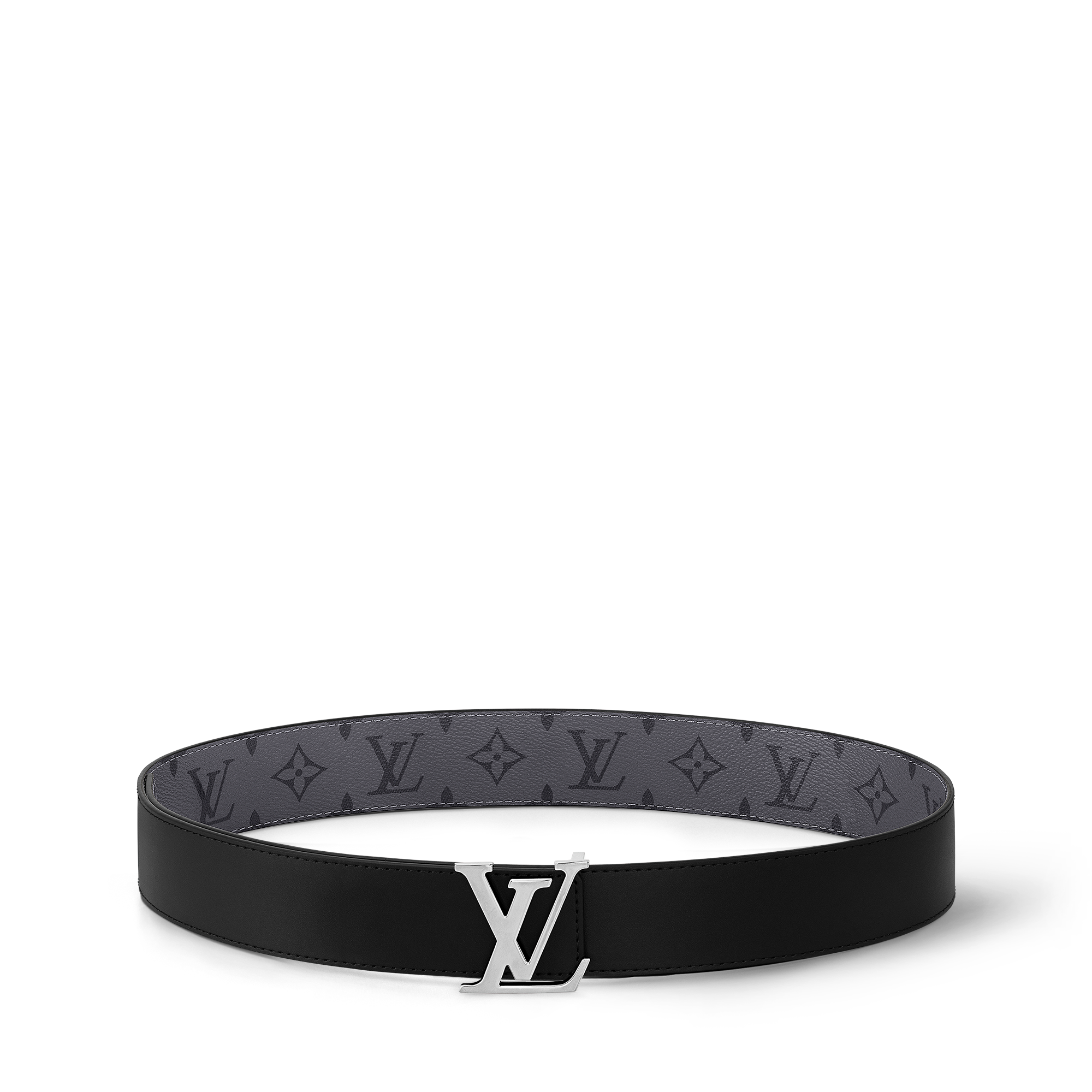 Cinturón reversible LV Initials de 4 cm Monogram Eclipse Reverse Hombre Accesorios Cinturones | LOUIS VUITTON (Zoom de producto)