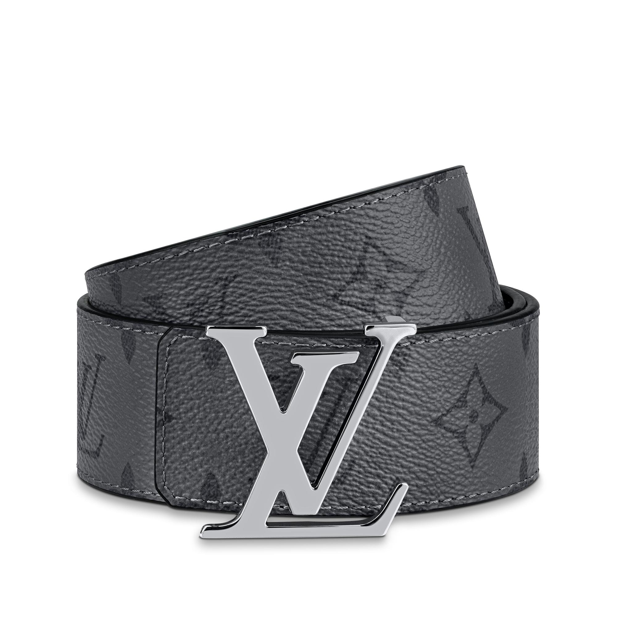 Cinturón reversible LV Initials de 4 cm Monogram Eclipse Reverse Hombre Accesorios Cinturones | LOUIS VUITTON (Zoom de producto)