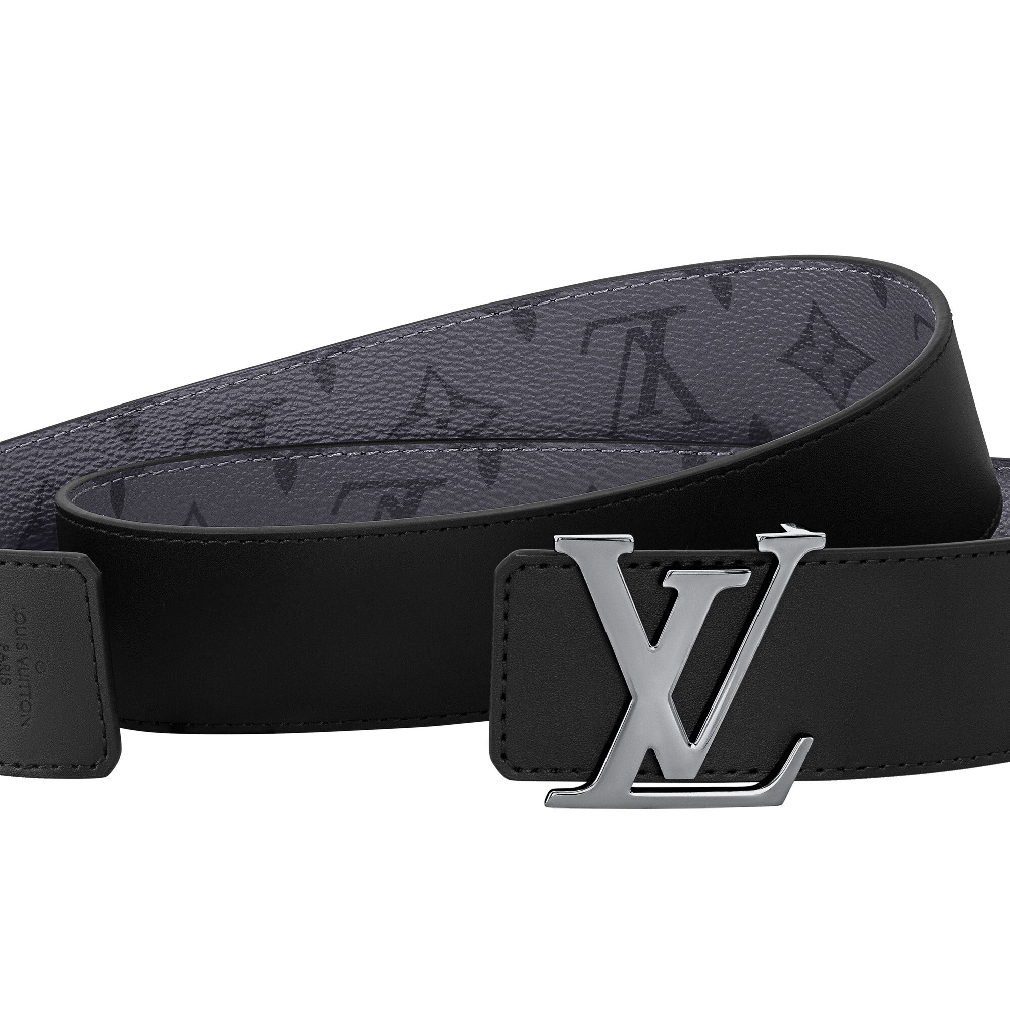 Cinturón reversible LV Initials de 4 cm Monogram Eclipse Reverse Hombre Accesorios Cinturones | LOUIS VUITTON (Zoom de producto)