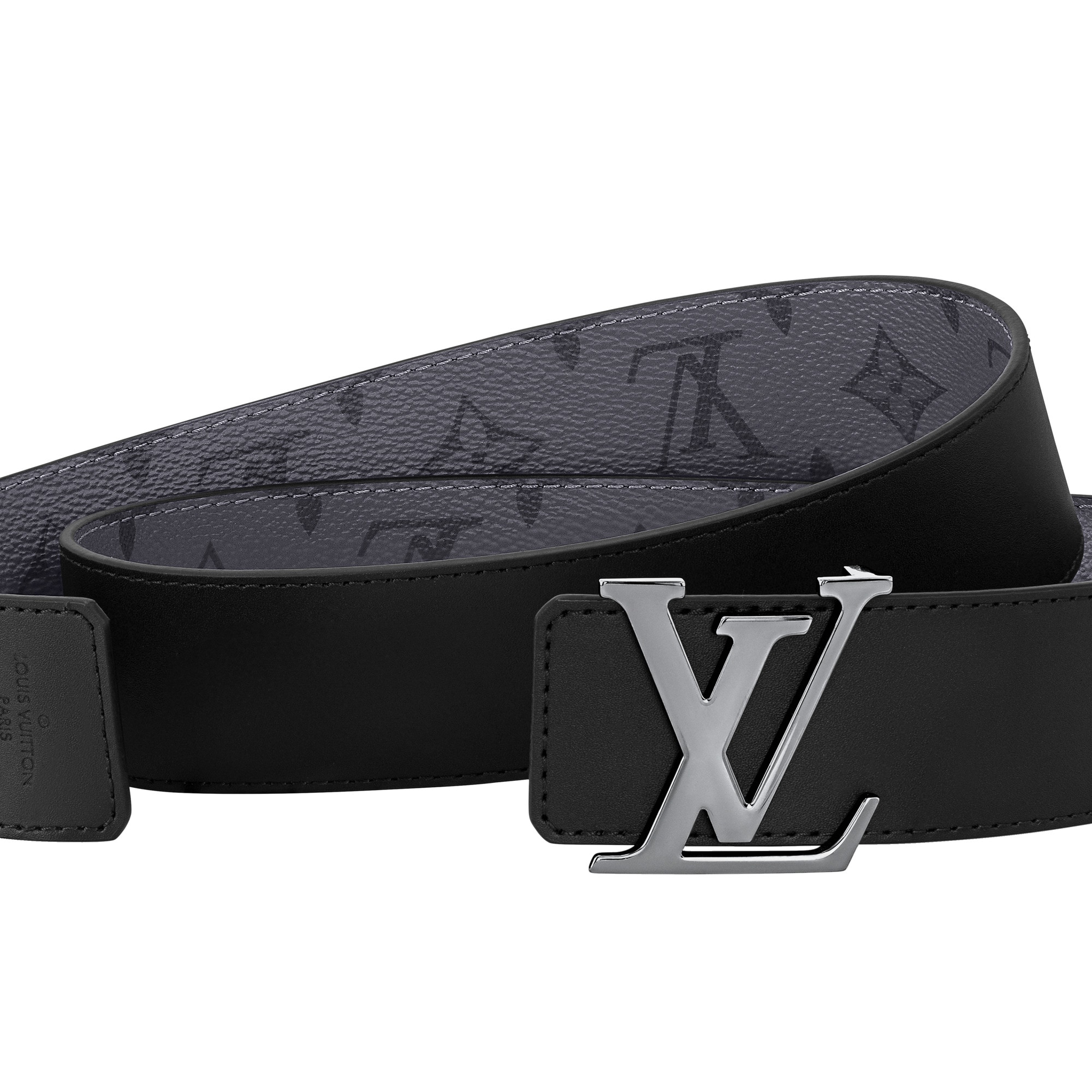 Cinturón reversible LV Initials de 4 cm Monogram Eclipse Reverse Hombre Accesorios Cinturones | LOUIS VUITTON (Zoom de producto)