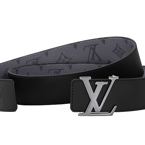 Cinturón reversible LV Initials de 4 cm Monogram Eclipse Reverse Hombre Accesorios Cinturones | LOUIS VUITTON (Zoom de producto)