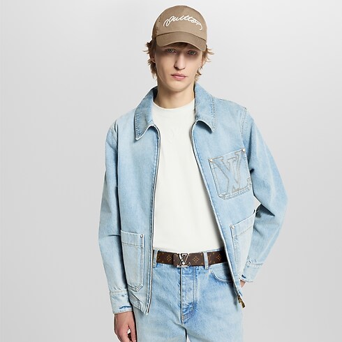 Cinturón reversible LV Line de 4 cm Lona Monogram Hombre Accesorios Cinturones | LOUIS VUITTON (Zoom de producto)