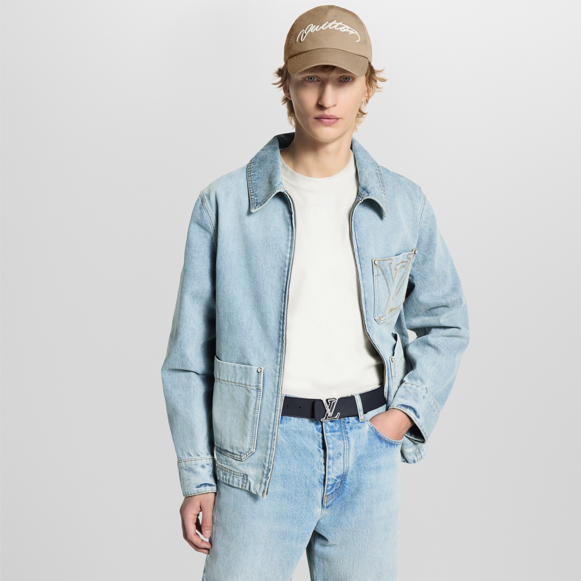 Cinturón reversible LV Line de 4 cm Lona Monogram Hombre Accesorios Cinturones | LOUIS VUITTON (Zoom de producto)