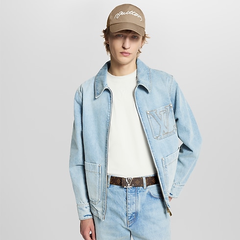 Cinturón reversible LV Line de 4 cm Lona Monogram Hombre Accesorios Cinturones | LOUIS VUITTON (Zoom de producto)