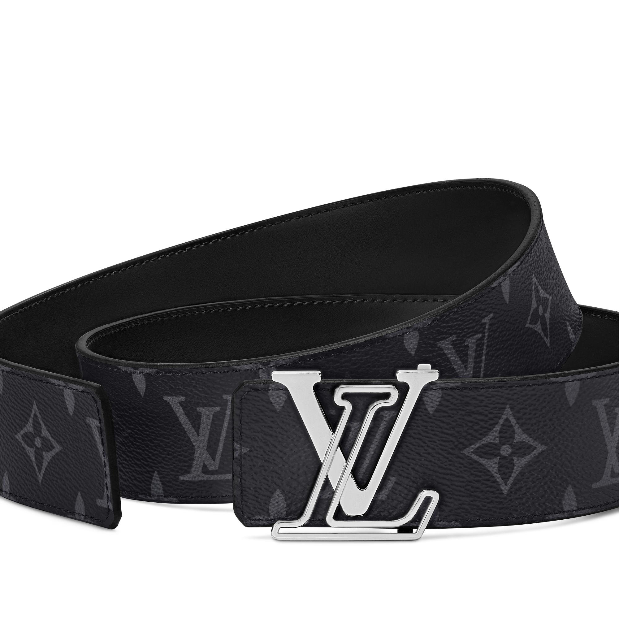 Cinturón reversible LV Line de 4 cm Lona Monogram Eclipse Hombre Accesorios Cinturones | LOUIS VUITTON (Zoom de producto)