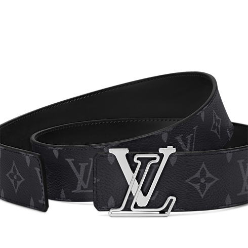 Cinturón reversible LV Line de 4 cm Lona Monogram Eclipse Hombre Accesorios Cinturones | LOUIS VUITTON (Zoom de producto)