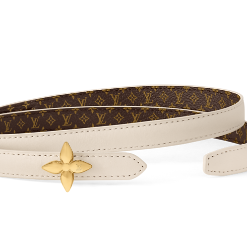 Cinturón reversible LV Mini Flowergram de 15 mm Lona Monogram Mujer Accesorios Cinturones | LOUIS VUITTON (Zoom de producto)