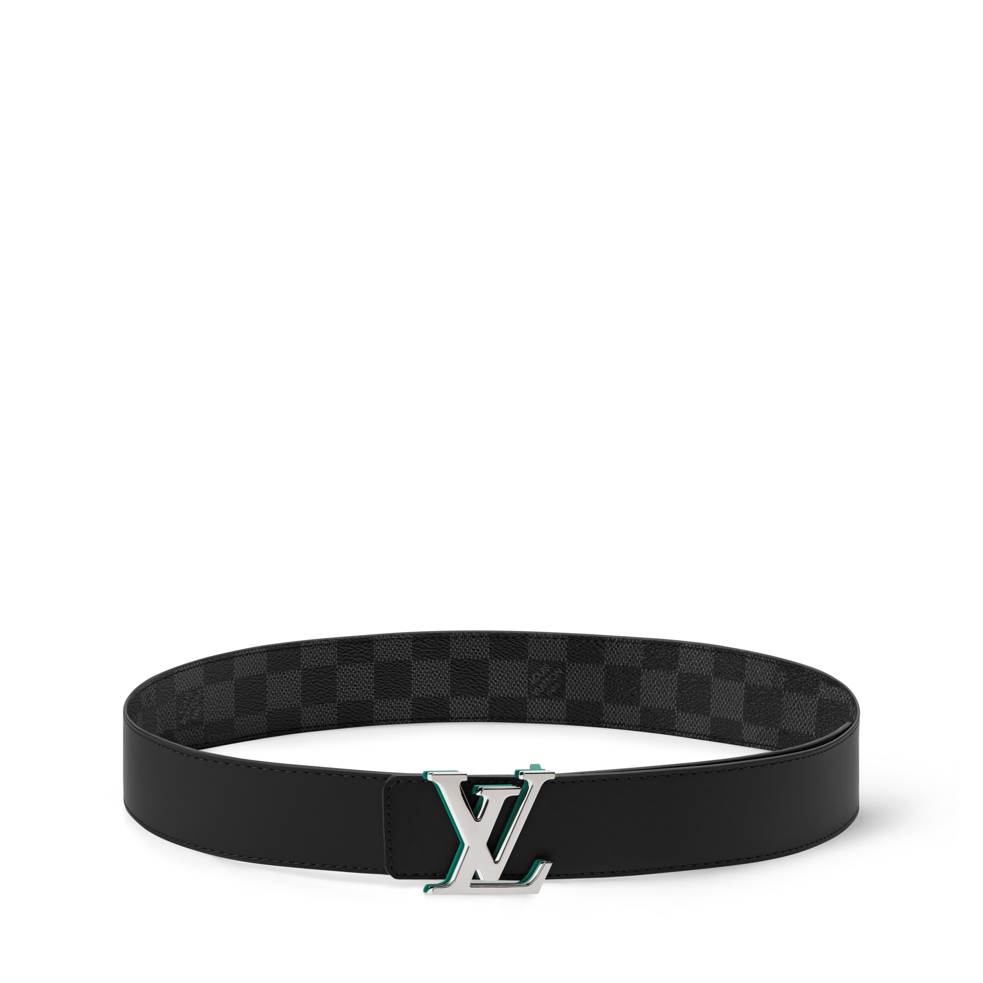 Cinturón reversible LV Optic Damier Graphite de 4 cm  Hombre Accesorios Cinturones | LOUIS VUITTON (Zoom de producto)