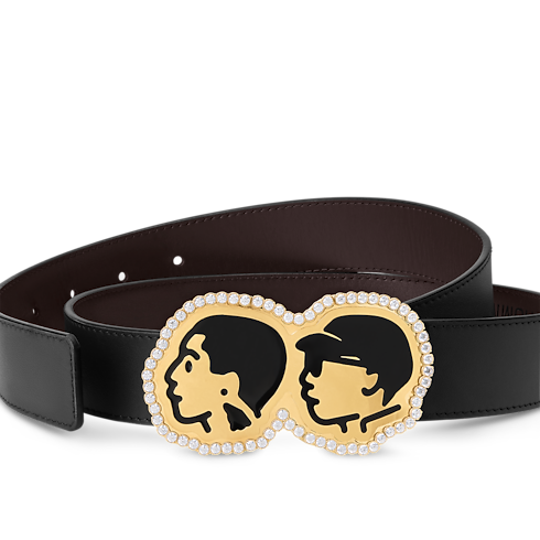 Cinturón reversible LV Phriendship de 3,2 cm Hombre Accesorios Cinturones | LOUIS VUITTON (Zoom de producto)