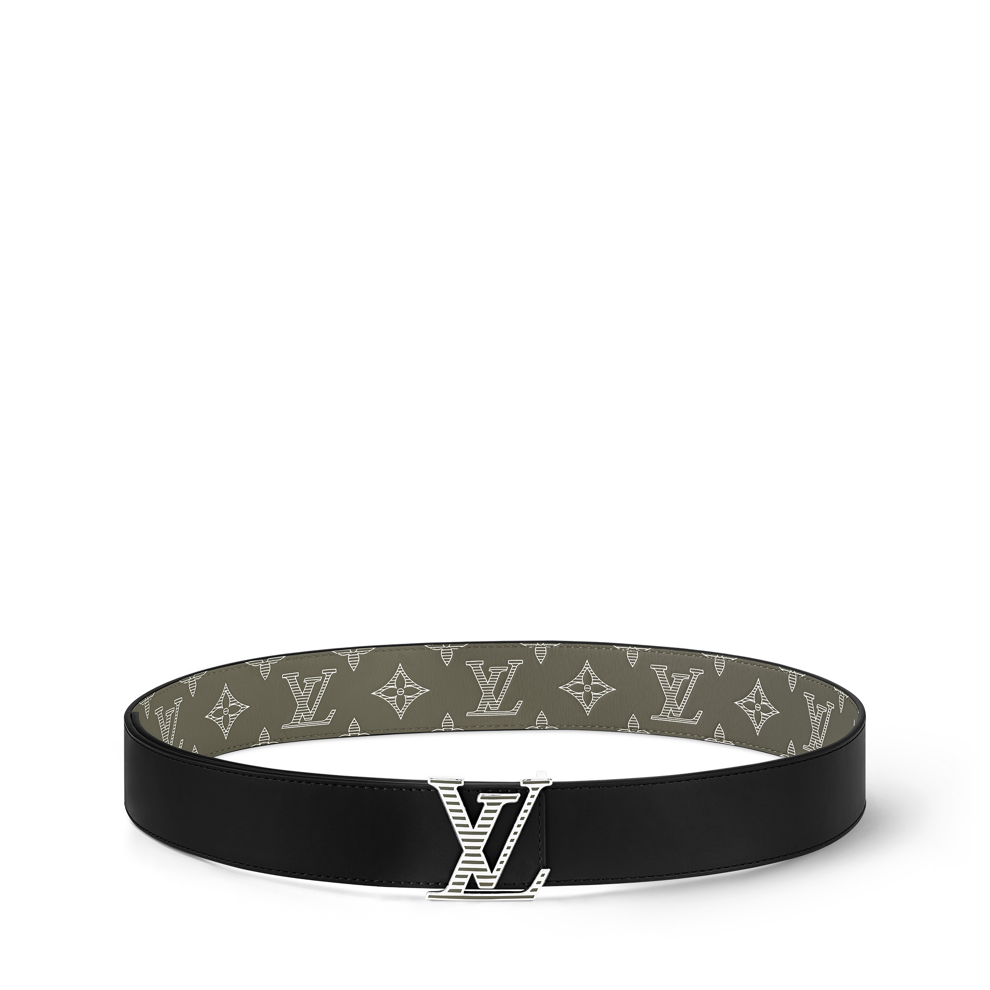 Cinturón reversible LV Shadow de 4 cm Monogram Shadow Hombre Accesorios Cinturones | LOUIS VUITTON (Zoom de producto)