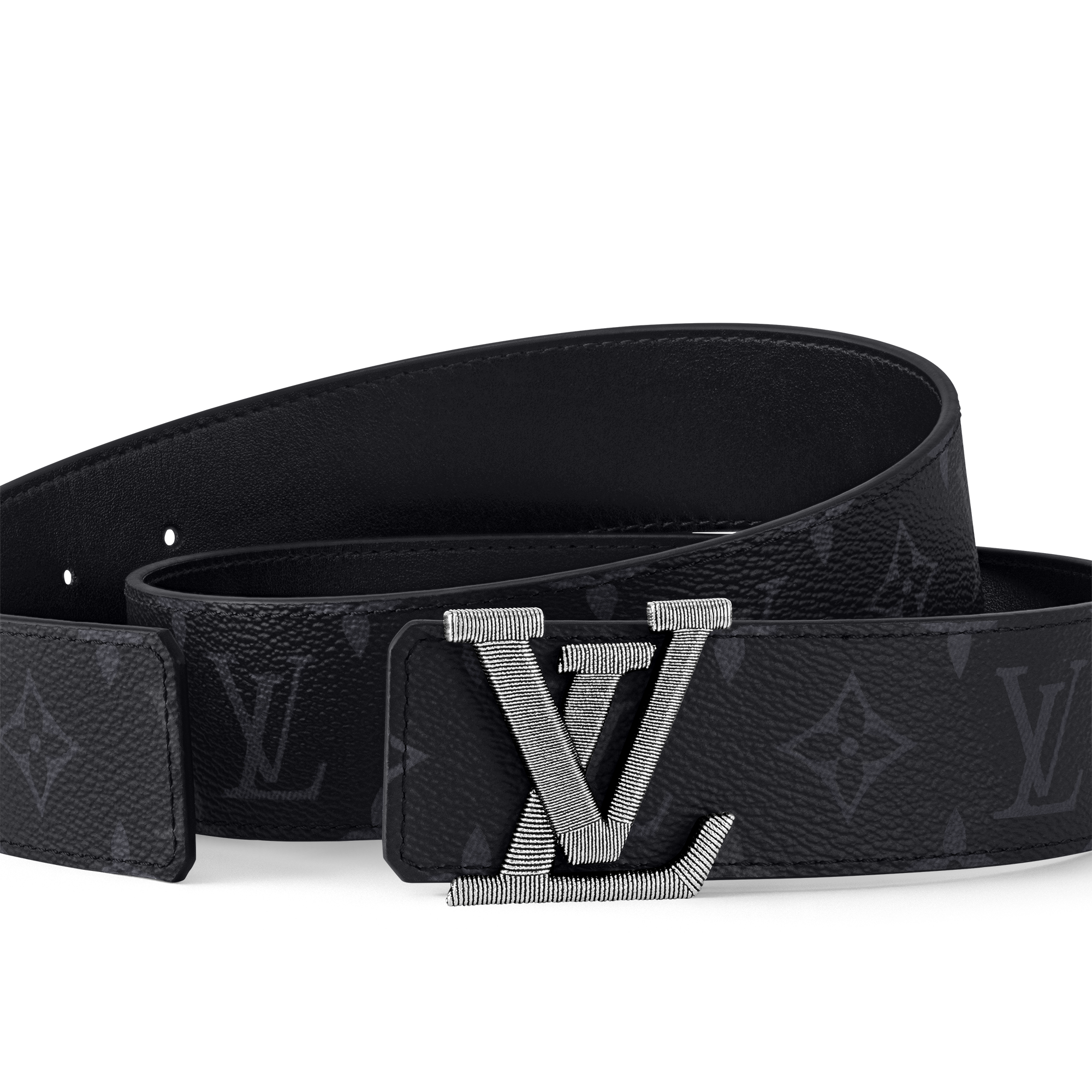 Cinturón reversible LV Stitch de 4 cm Lona Monogram Eclipse Hombre Accesorios Cinturones | LOUIS VUITTON (Zoom de producto)