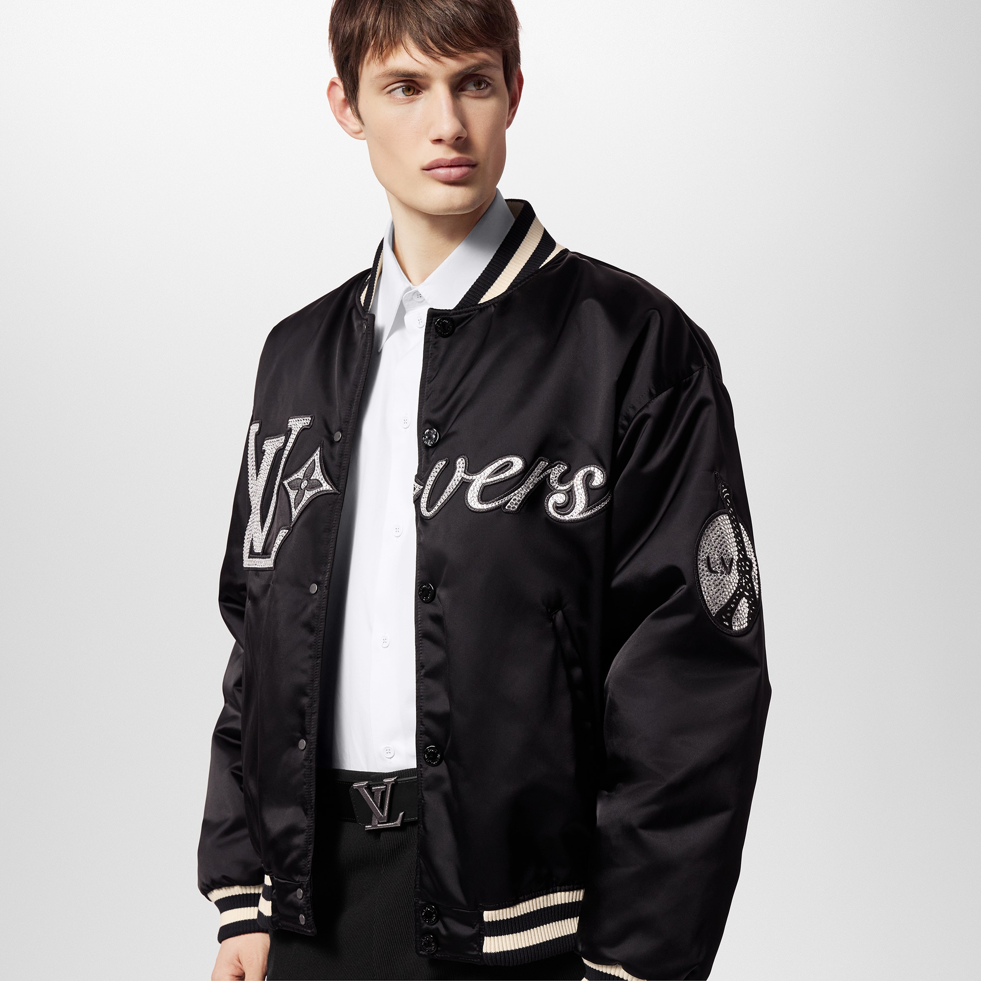 Cinturón reversible LV Stitch de 4 cm Lona Monogram Eclipse Hombre Accesorios Cinturones | LOUIS VUITTON (Zoom de producto)