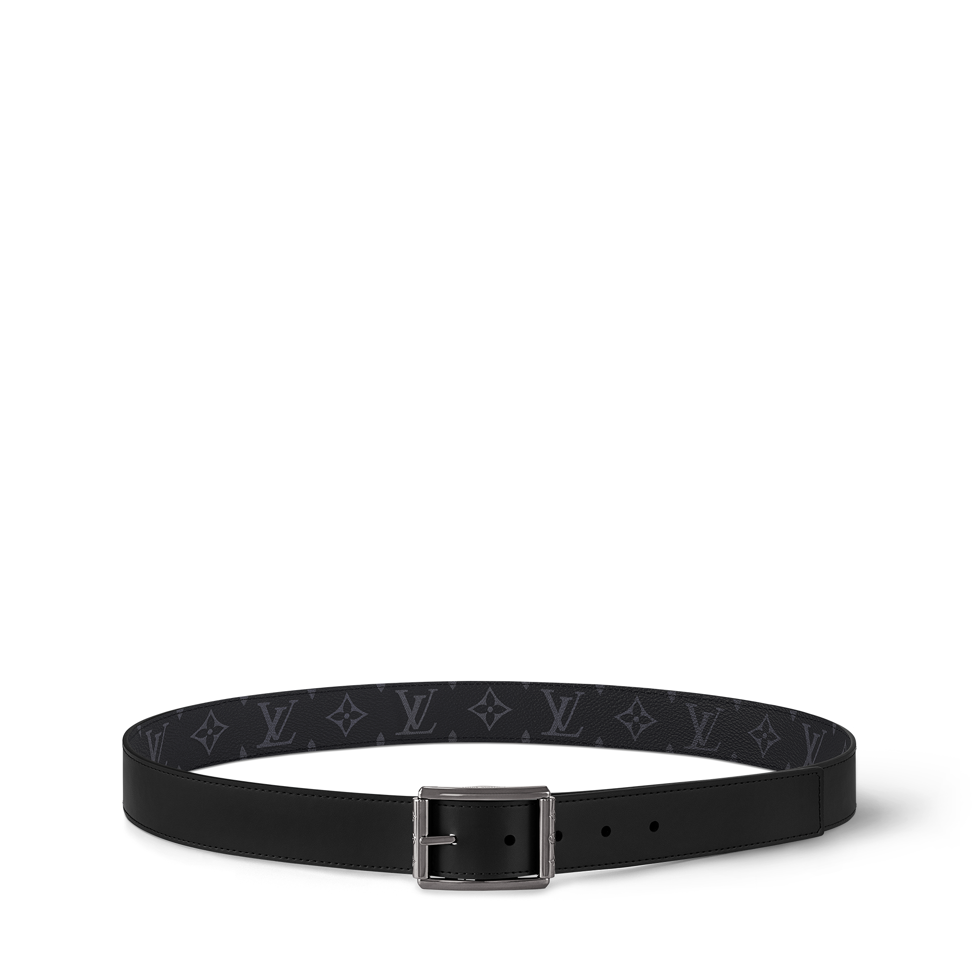 Cinturón reversible Uptown de 3,5 cm Lona Monogram Eclipse Hombre Accesorios Nuevo esta temporada | LOUIS VUITTON (Zoom de producto)