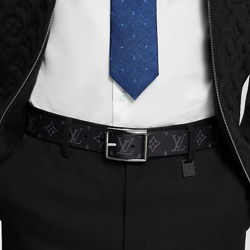 Cinturón reversible Uptown de 3,5 cm Lona Monogram Eclipse Hombre Accesorios Nuevo esta temporada | LOUIS VUITTON (Zoom de producto)