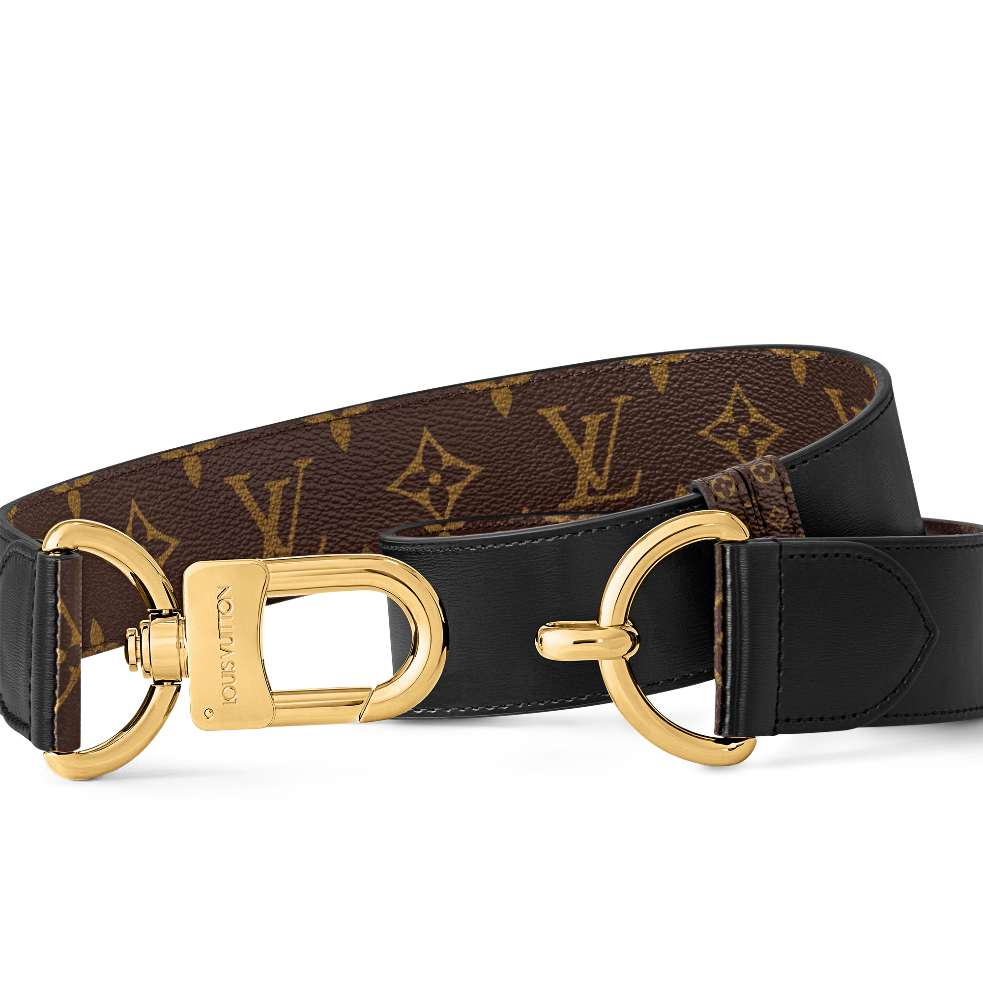 Cinturón reversible y oversize Hook de 4 cm Lona Monogram Mujer Accesorios Cinturones | LOUIS VUITTON (Zoom de producto)