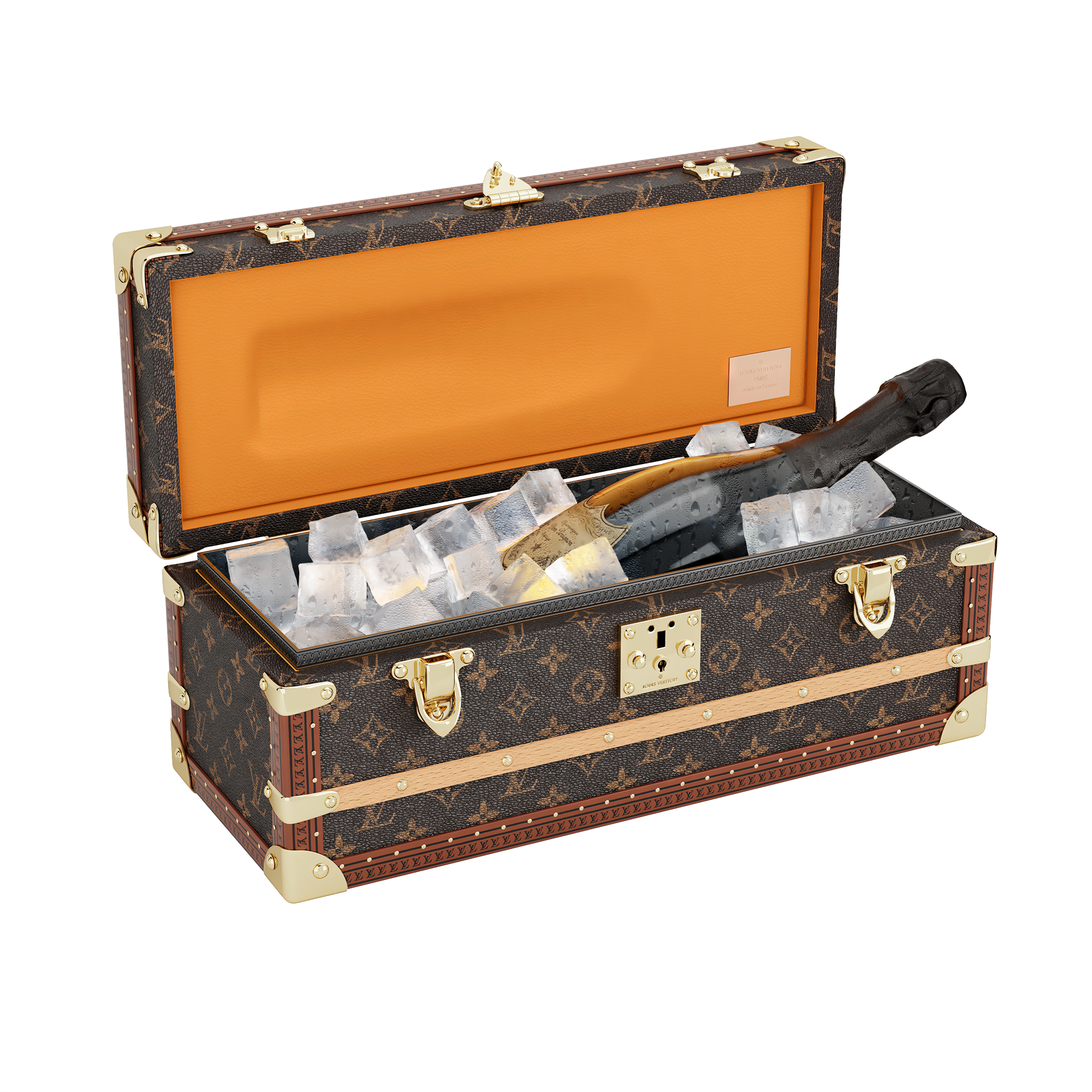 Cofre para botella de champán Lona Monogram Baúles, Viaje y Hogar Baúles y Cofres Cofres | LOUIS VUITTON (Zoom de producto)