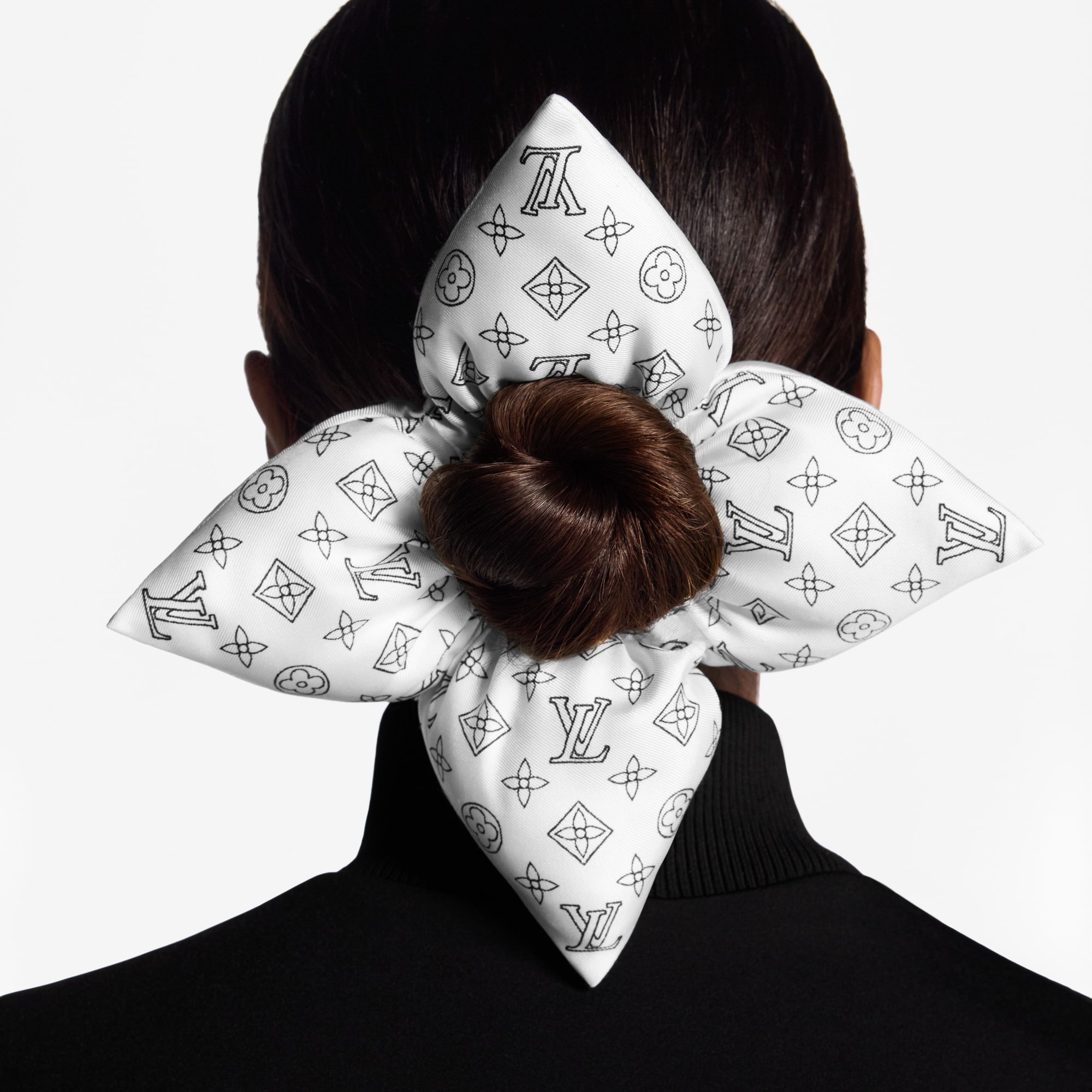 Coletero Fleur Pique S00 Mujer Accesorios Accesorios para el pelo | LOUIS VUITTON (Zoom de producto)