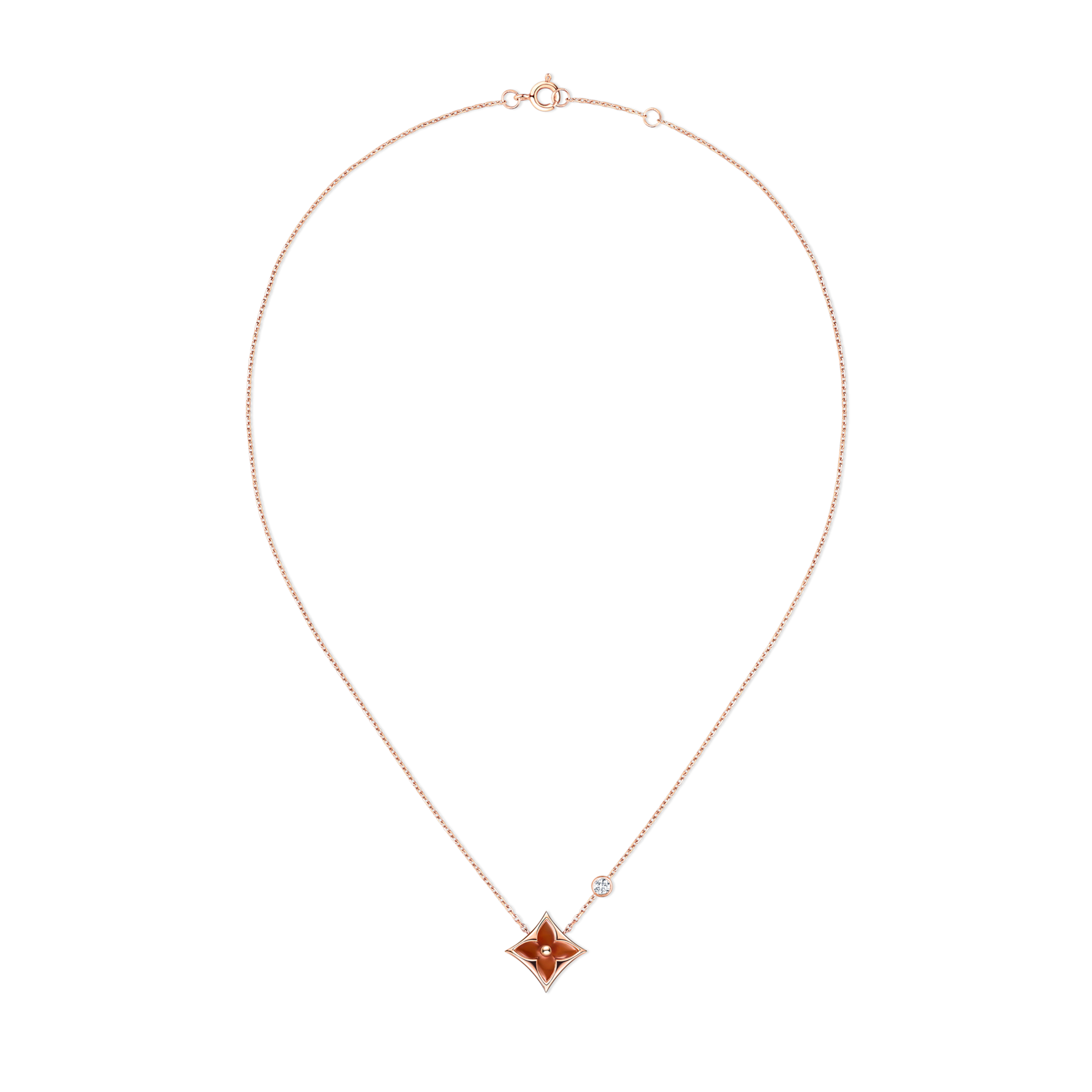 Colgante Color Blossom BB Star de oro rosa, cornalina y diamante  Joyería Categorías Joyería | LOUIS VUITTON (Zoom de producto)