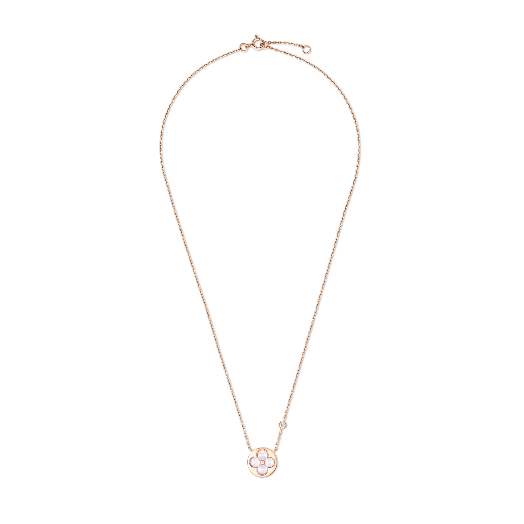 Colgante Color Blossom BB Sun de oro rosa, nácar blanco y diamante  Joyería Categorías Collares y colgantes | LOUIS VUITTON (Zoom de producto)