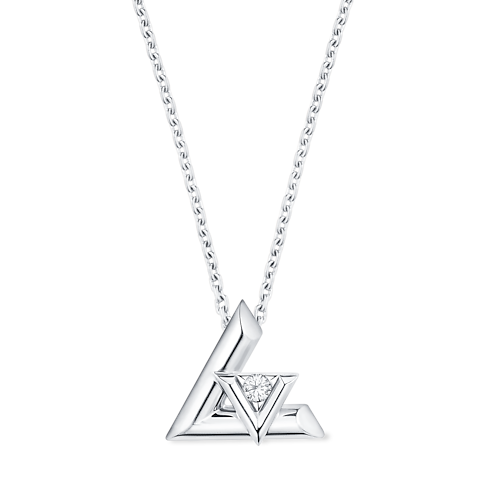 Colgante grande LV Volt One de oro blanco y diamante Joyería Categorías Joyería | LOUIS VUITTON (Zoom de producto)