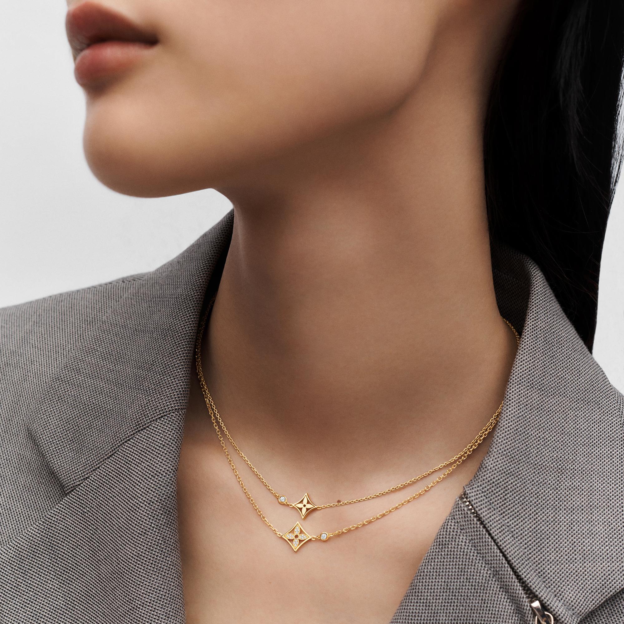 Colgante Idylle Blossom de oro amarillo y diamantes  Joyería Categorías Collares y colgantes | LOUIS VUITTON (Zoom de producto)
