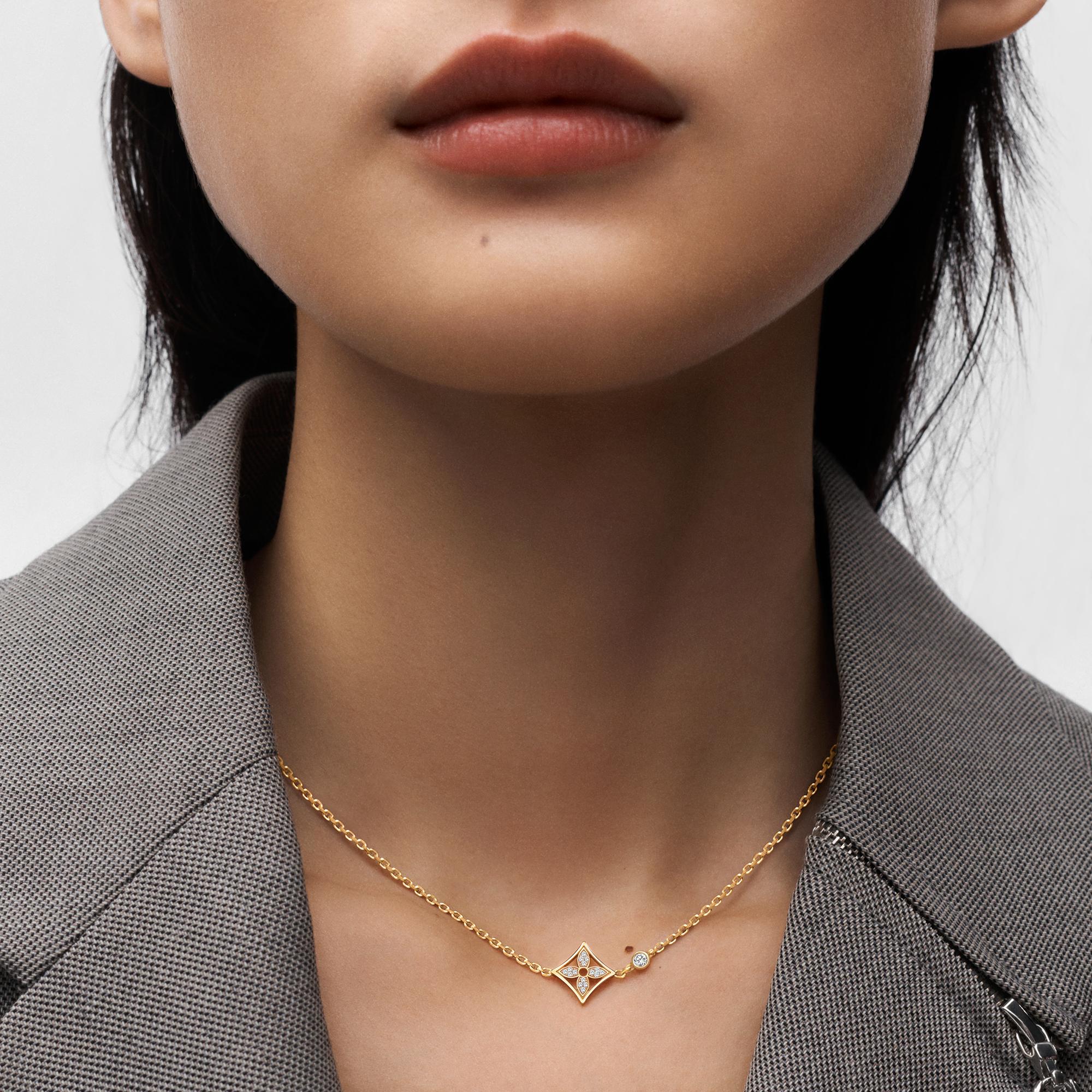 Colgante Idylle Blossom de oro amarillo y diamantes  Joyería Categorías Collares y colgantes | LOUIS VUITTON (Zoom de producto)