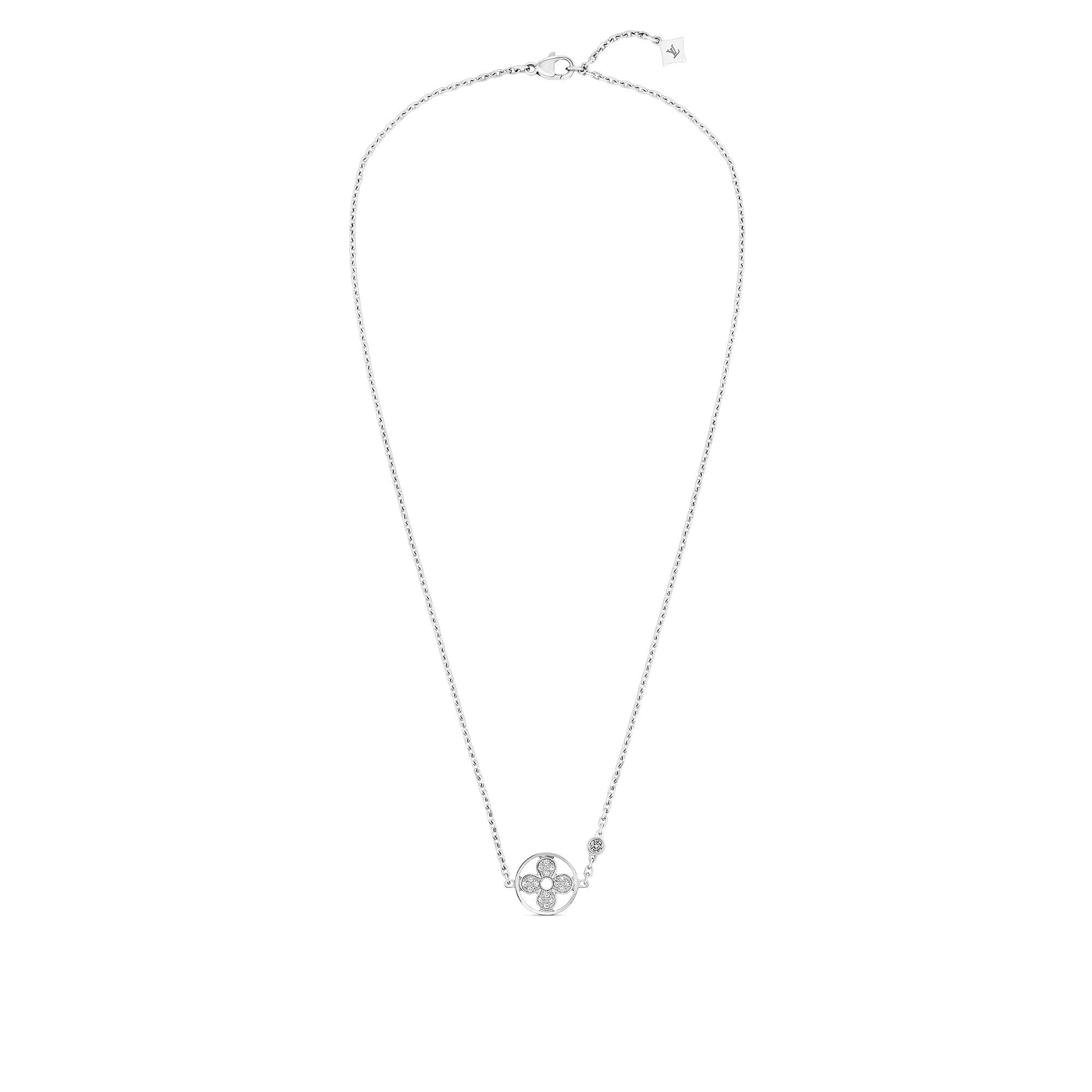 Colgante Idylle Blossom de oro blanco y diamantes  Joyería Categorías Collares y colgantes | LOUIS VUITTON (Zoom de producto)