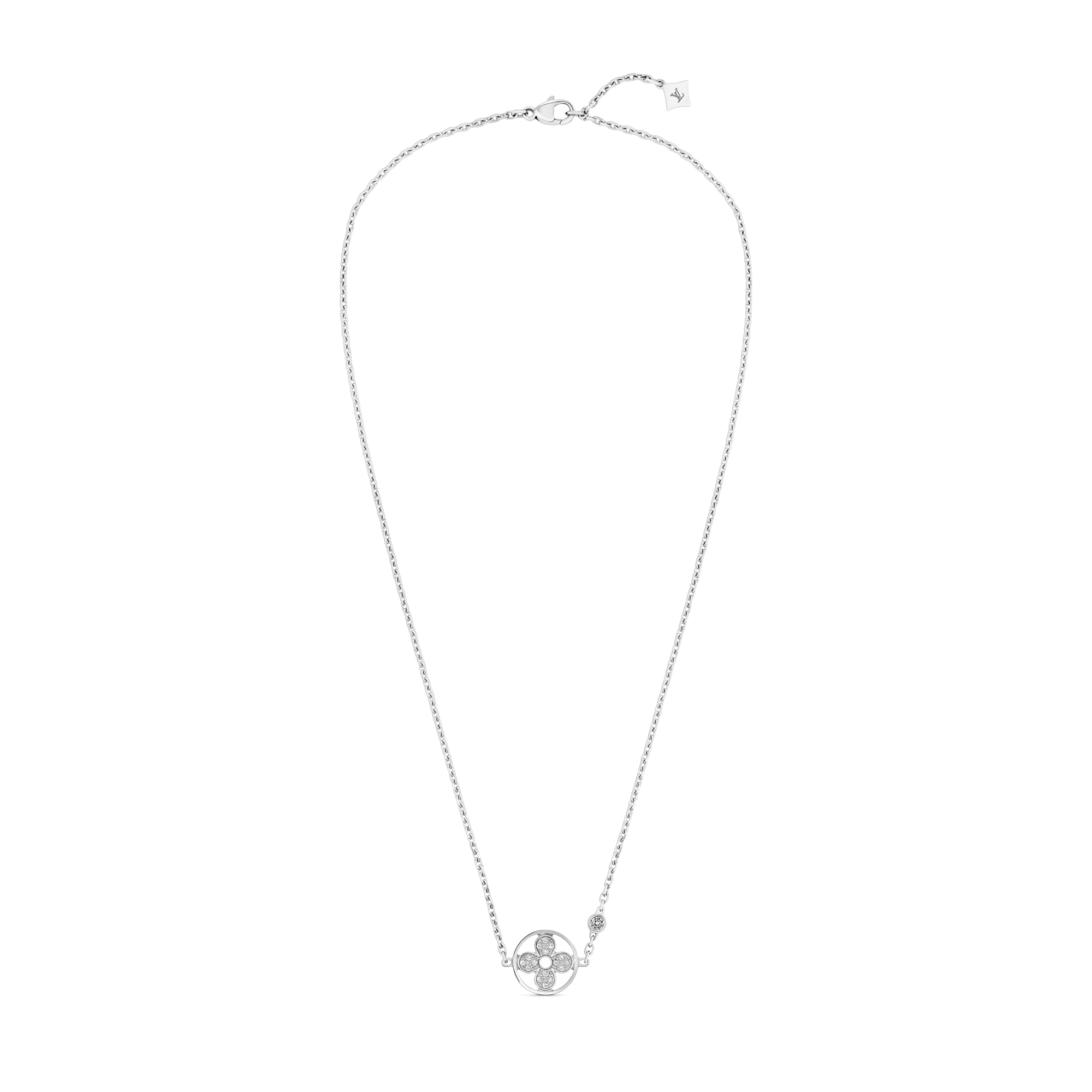 Colgante Idylle Blossom de oro blanco y diamantes  Joyería Categorías Collares y colgantes | LOUIS VUITTON (Zoom de producto)