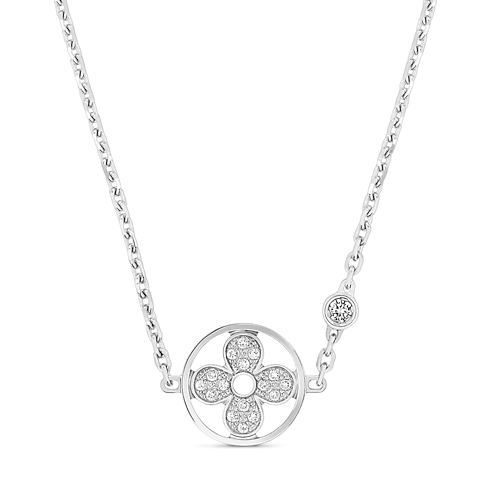 Pendiente Idylle Blossom con cadena de oro blanco y diamante (unidad) Joyería Categorías Pendientes | LOUIS VUITTON