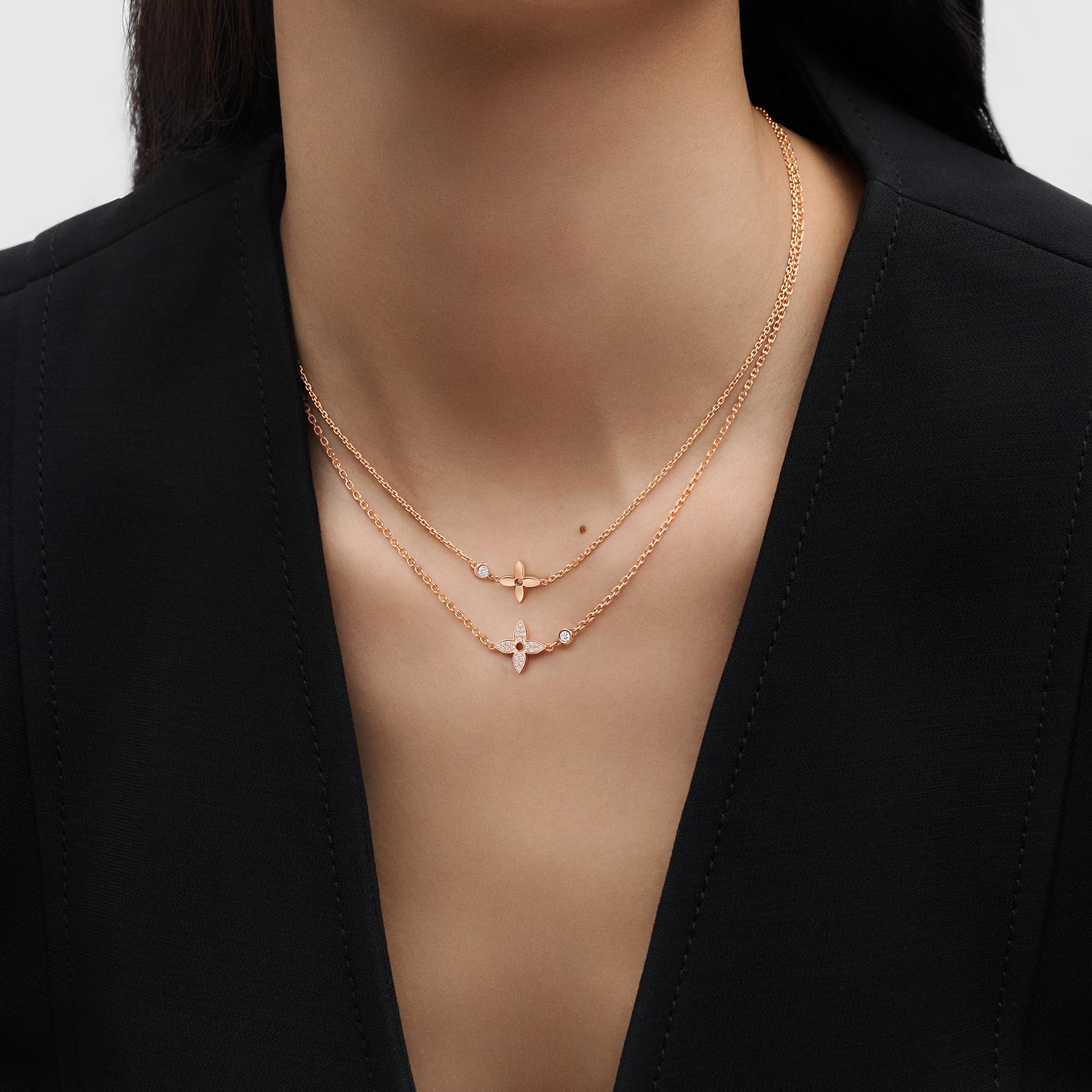 Colgante Idylle Blossom de oro rosa y diamantes  Joyería Categorías Collares y colgantes | LOUIS VUITTON (Zoom de producto)