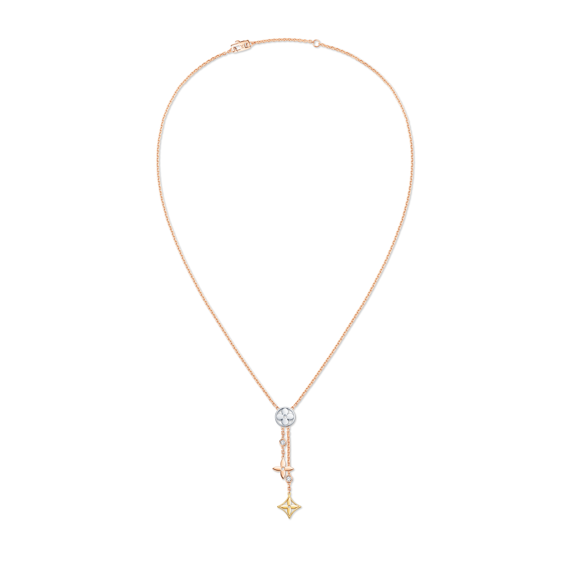 Colgante Idylle Blossom De Triple Oro Y Diamante  Joyería Categorías Joyería | LOUIS VUITTON (Zoom de producto)