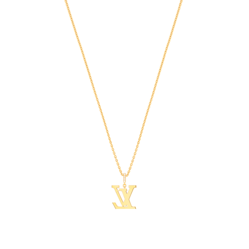 Colgante LV mediano de oro amarillo y diamantes Joyería Categorías Collares y colgantes | LOUIS VUITTON (Zoom de producto)