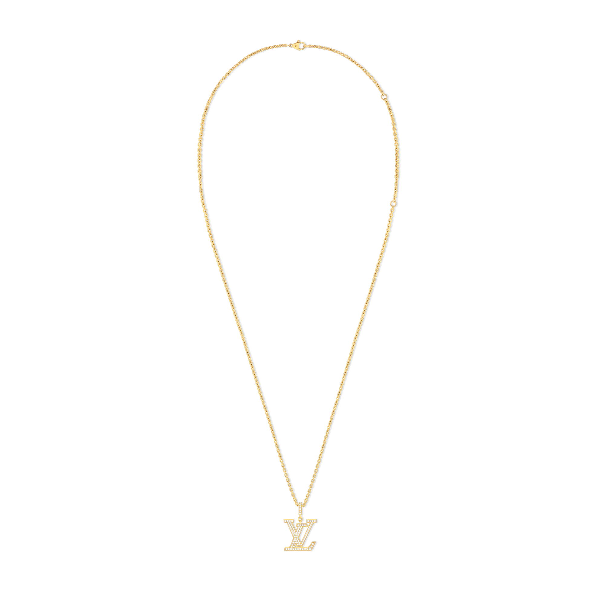 Colgante LV mediano de oro amarillo y diamantes  Joyería Categorías Collares y colgantes | LOUIS VUITTON (Zoom de producto)