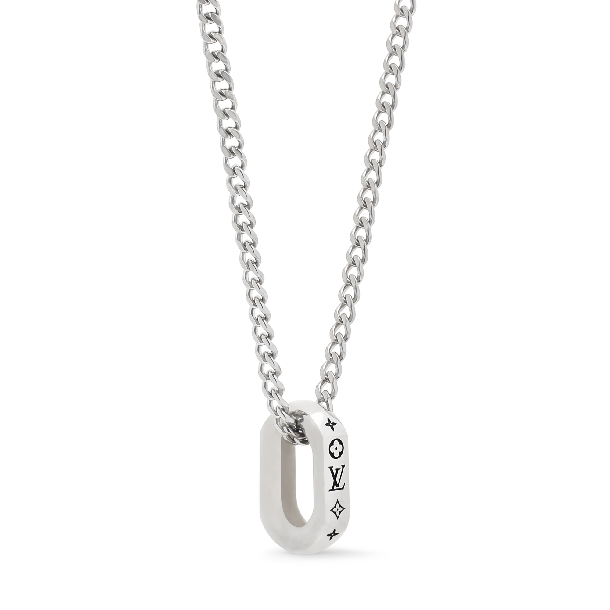 Colgante Monogram Chain S00 Hombre Joyería Collares y colgantes | LOUIS VUITTON (Zoom de producto)
