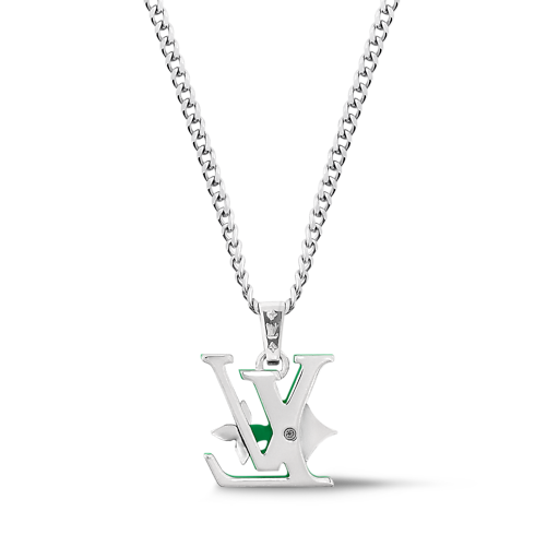 Colgante Monogram Row S00 Hombre Joyería Collares y colgantes | LOUIS VUITTON (Zoom de producto)
