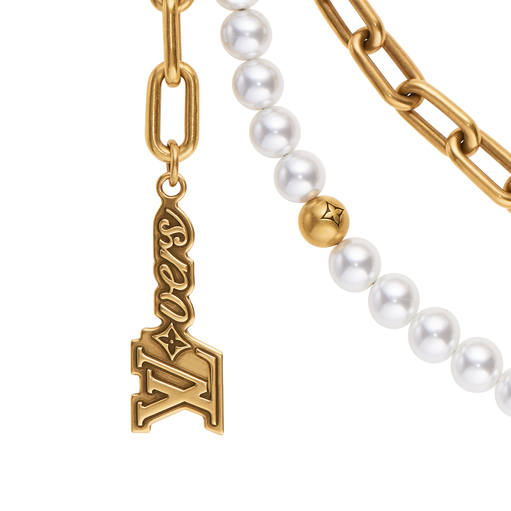 Colgante para bolso Chain Belt Pearls S00 Regalos de Navidad Regalos para él } | LOUIS VUITTON (Zoom de producto)