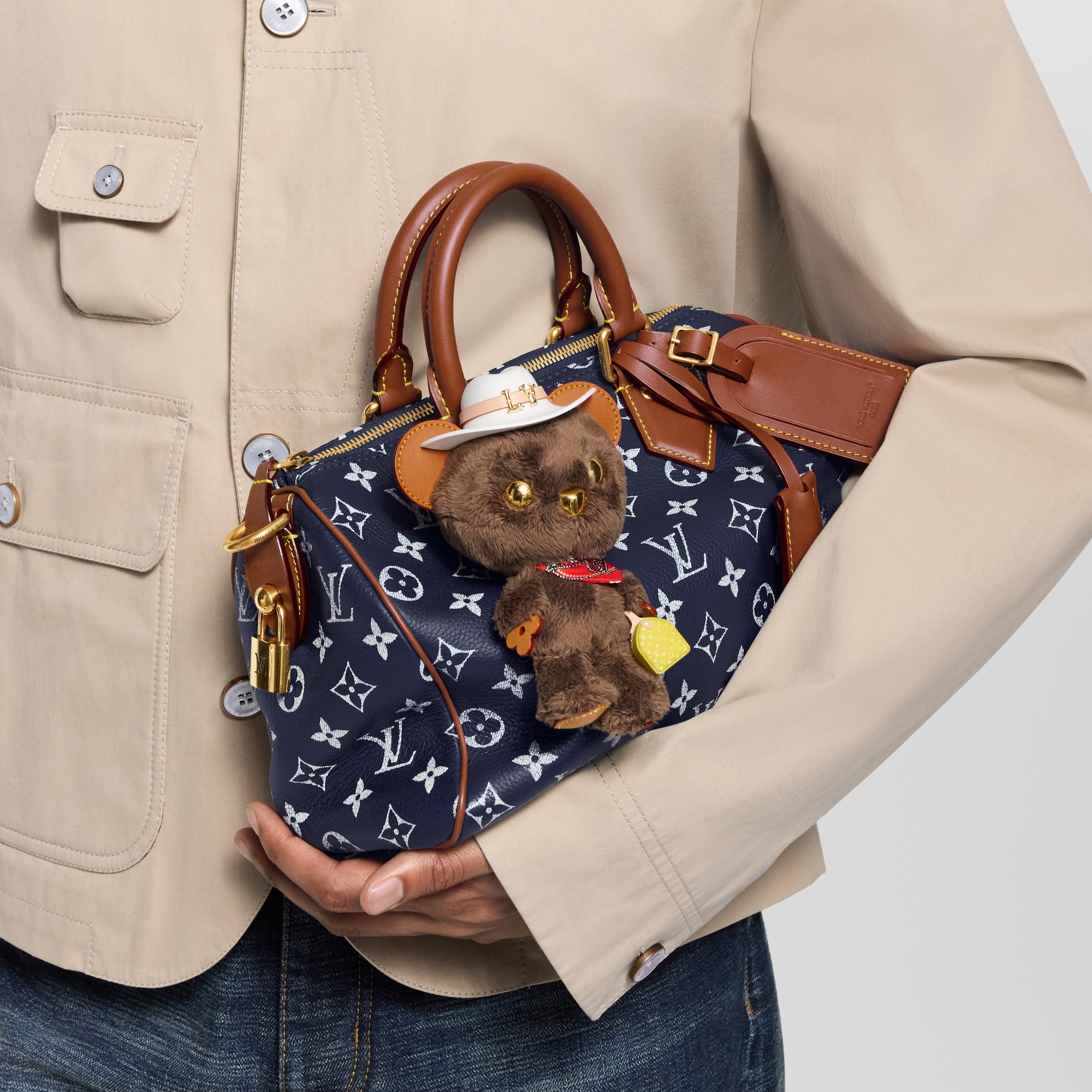 Colgante para bolso LV Louis Bear S00 Hombre Accesorios Llaveros y charms | LOUIS VUITTON (Zoom de producto)