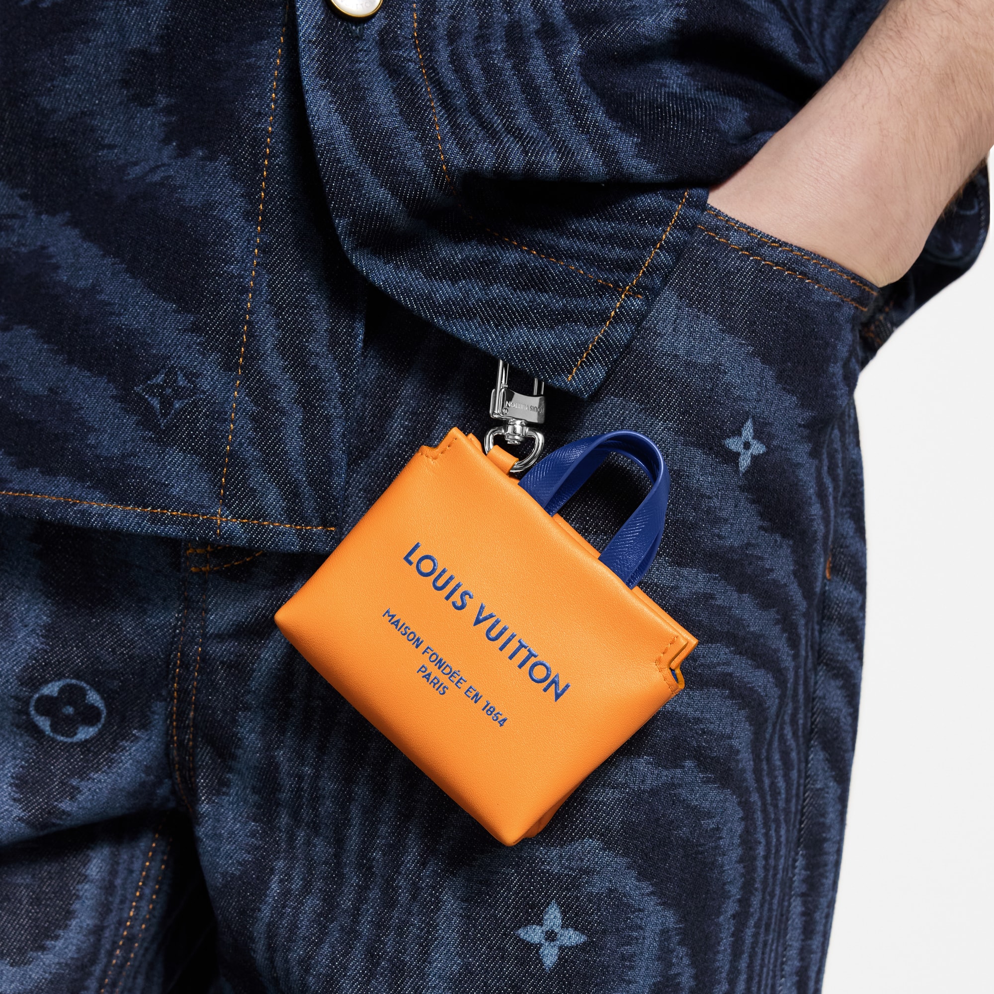 Colgante para bolso LV Mini Shopper S00 Hombre Accesorios Llaveros y charms | LOUIS VUITTON (Zoom de producto)