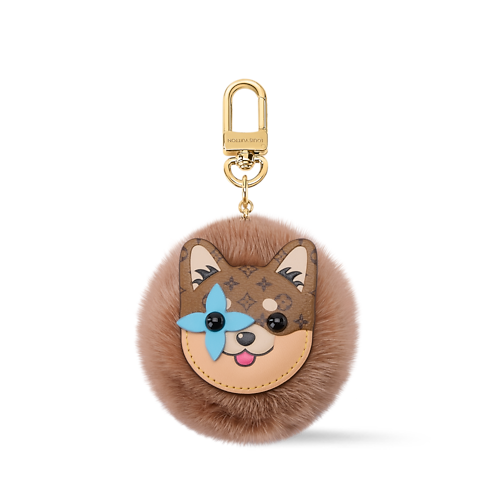 Colgante para bolso LV Shiba Pompon S00 Mujer Accesorios Llaveros y charms | LOUIS VUITTON (Zoom de producto)