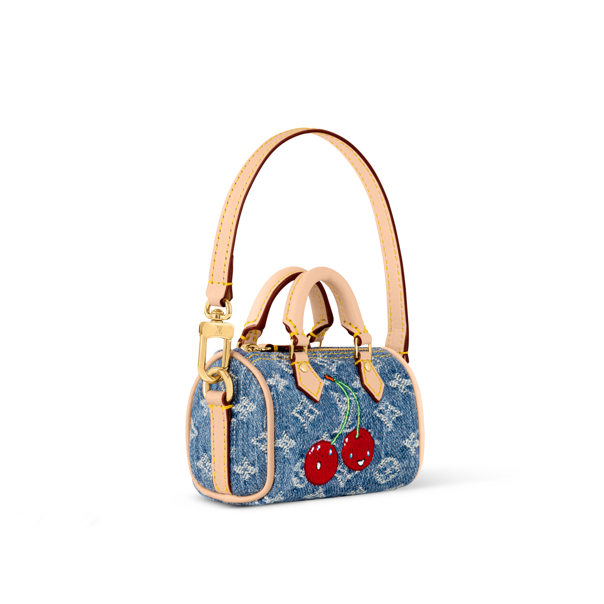 Colgante para bolso Micro Speedy Denim Cerise LV x TM S00 Mujer Accesorios Llaveros y charms | LOUIS VUITTON (Zoom de producto)