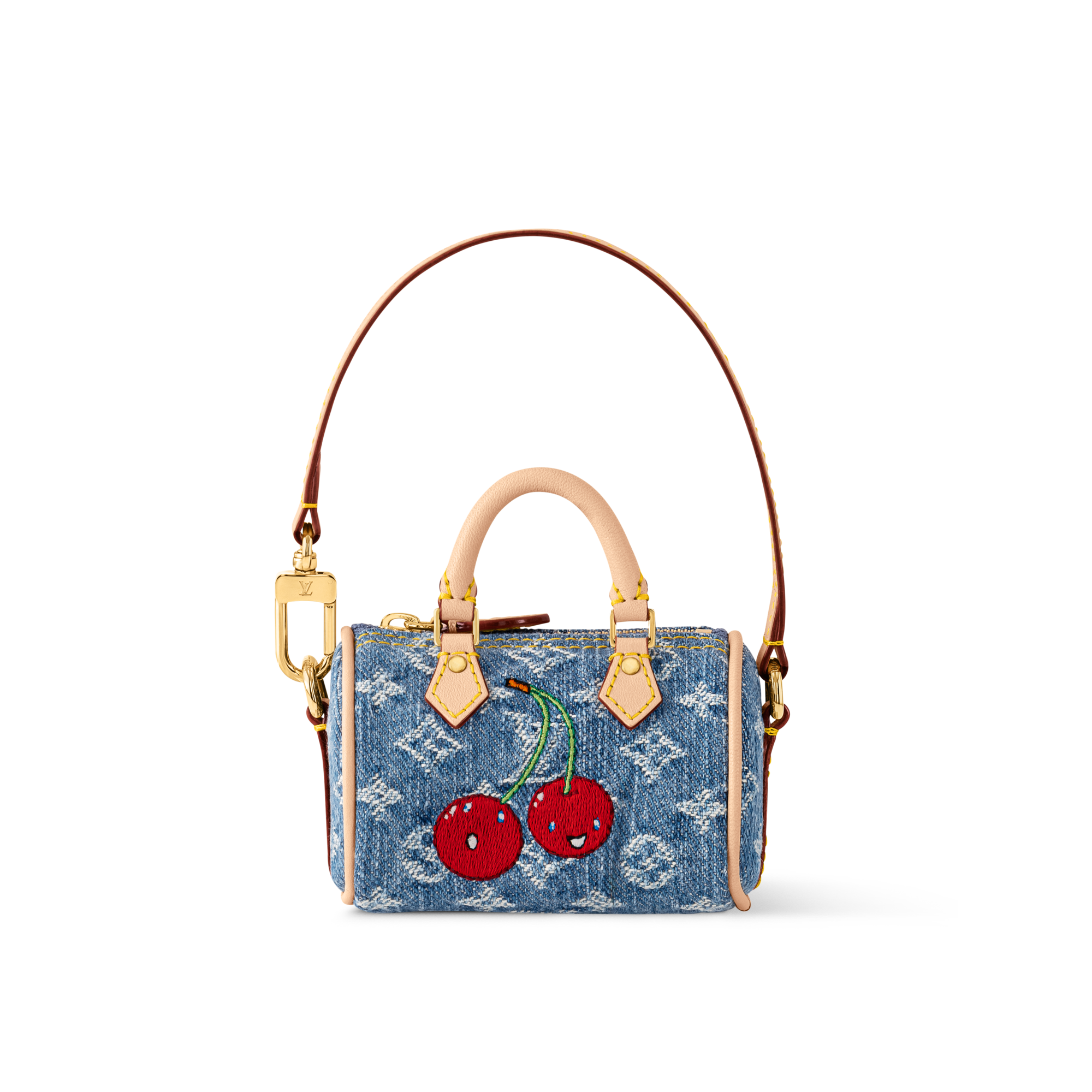 Colgante para bolso Micro Speedy Denim Cerise LV x TM S00 Mujer Accesorios Llaveros y charms | LOUIS VUITTON (Zoom de producto)
