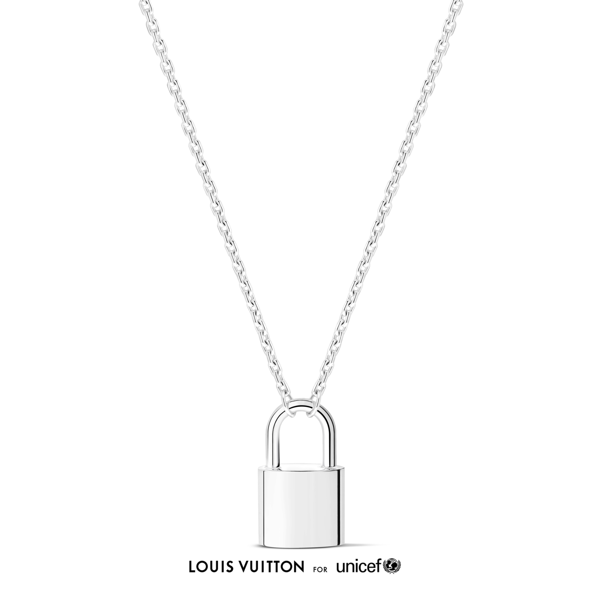 Colgante Silver Lockit x Felix de plata de ley y laca azul  Joyería Categorías Collares y colgantes | LOUIS VUITTON (Zoom de producto)
