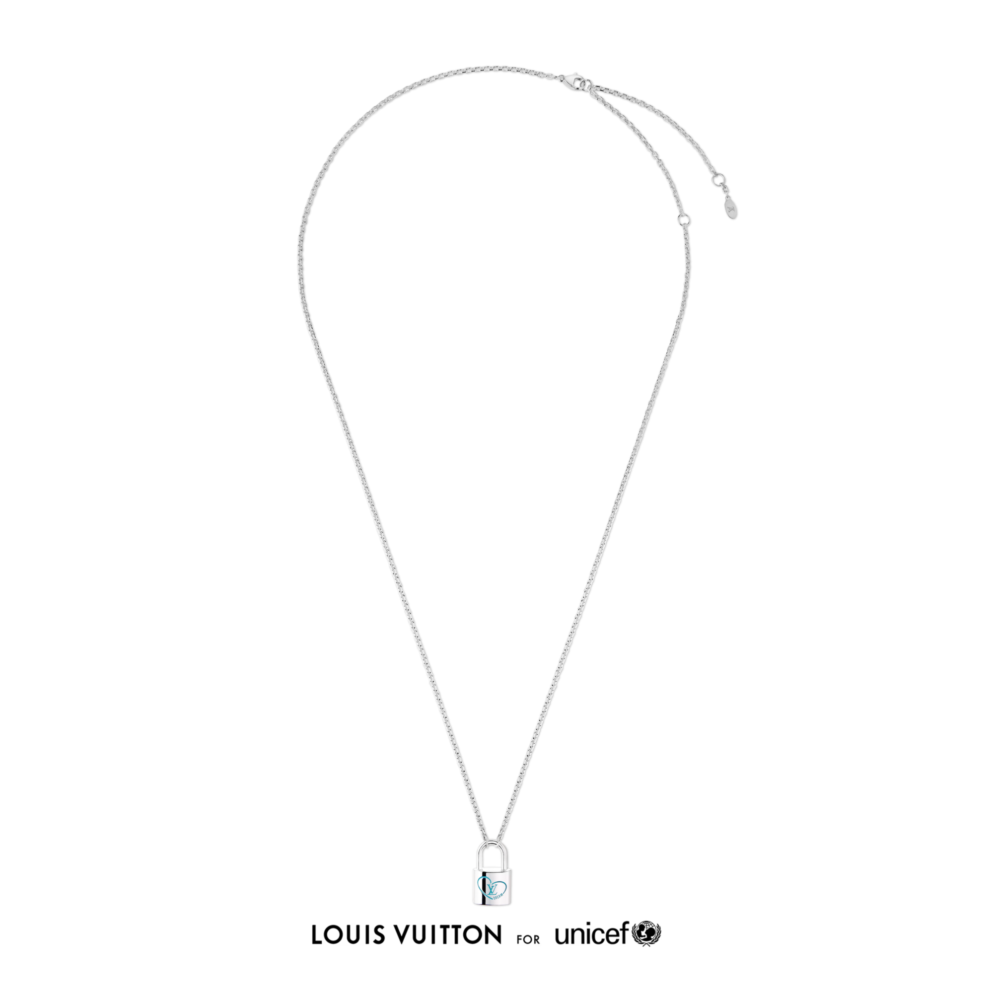 Colgante Silver Lockit x Felix de plata de ley y laca azul  Joyería Categorías Collares y colgantes | LOUIS VUITTON (Zoom de producto)