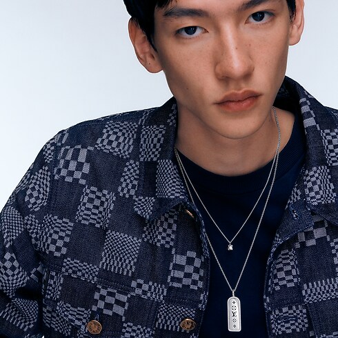 Colgante Trunk Les Gastons Vuitton de oro blanco y diamante Les Extraordinaires Joyería Collares y colgantes | LOUIS VUITTON (Zoom de producto)