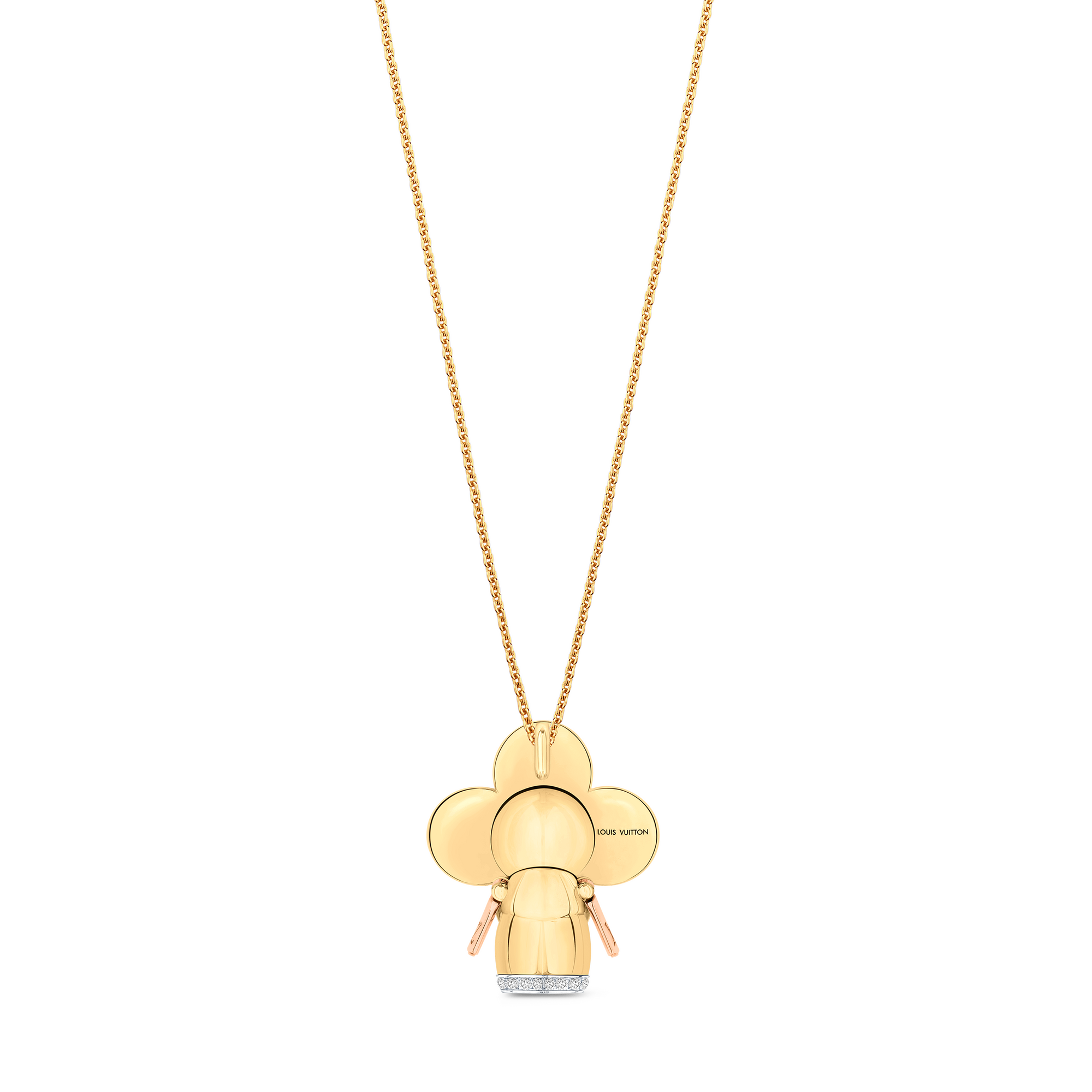 Colgante Vivienne de oro, laca roja y diamantes  Joyería Categorías Collares y colgantes | LOUIS VUITTON (Zoom de producto)