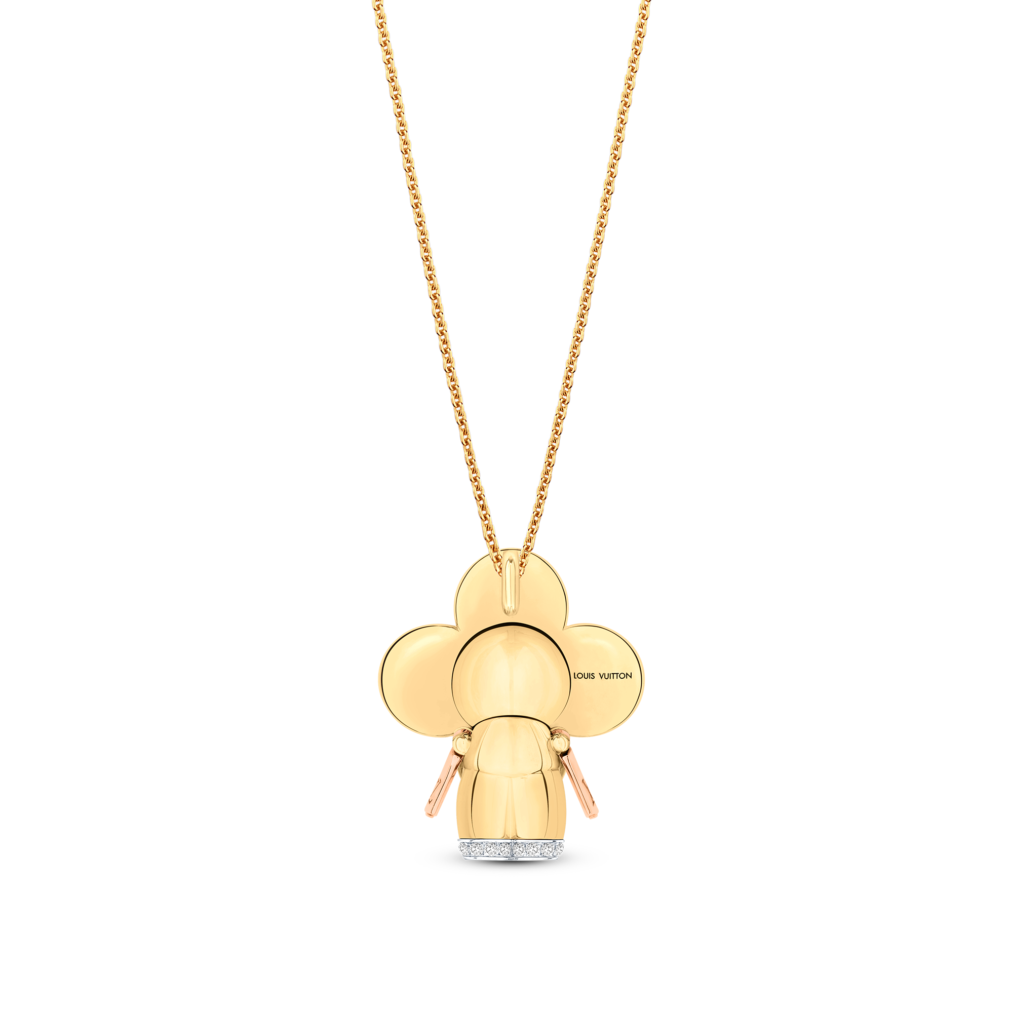 Colgante Vivienne de oro, laca roja y diamantes  Joyería Categorías Collares y colgantes | LOUIS VUITTON (Zoom de producto)