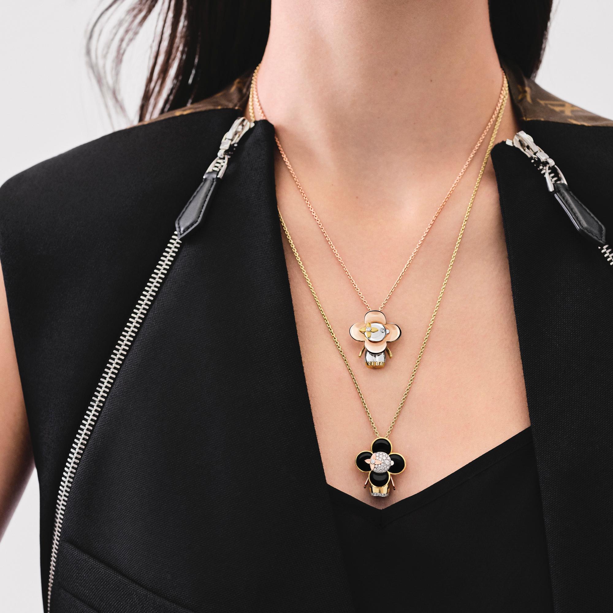Colgante Vivienne de oro y diamantes  Joyería Categorías Collares y colgantes | LOUIS VUITTON (Zoom de producto)