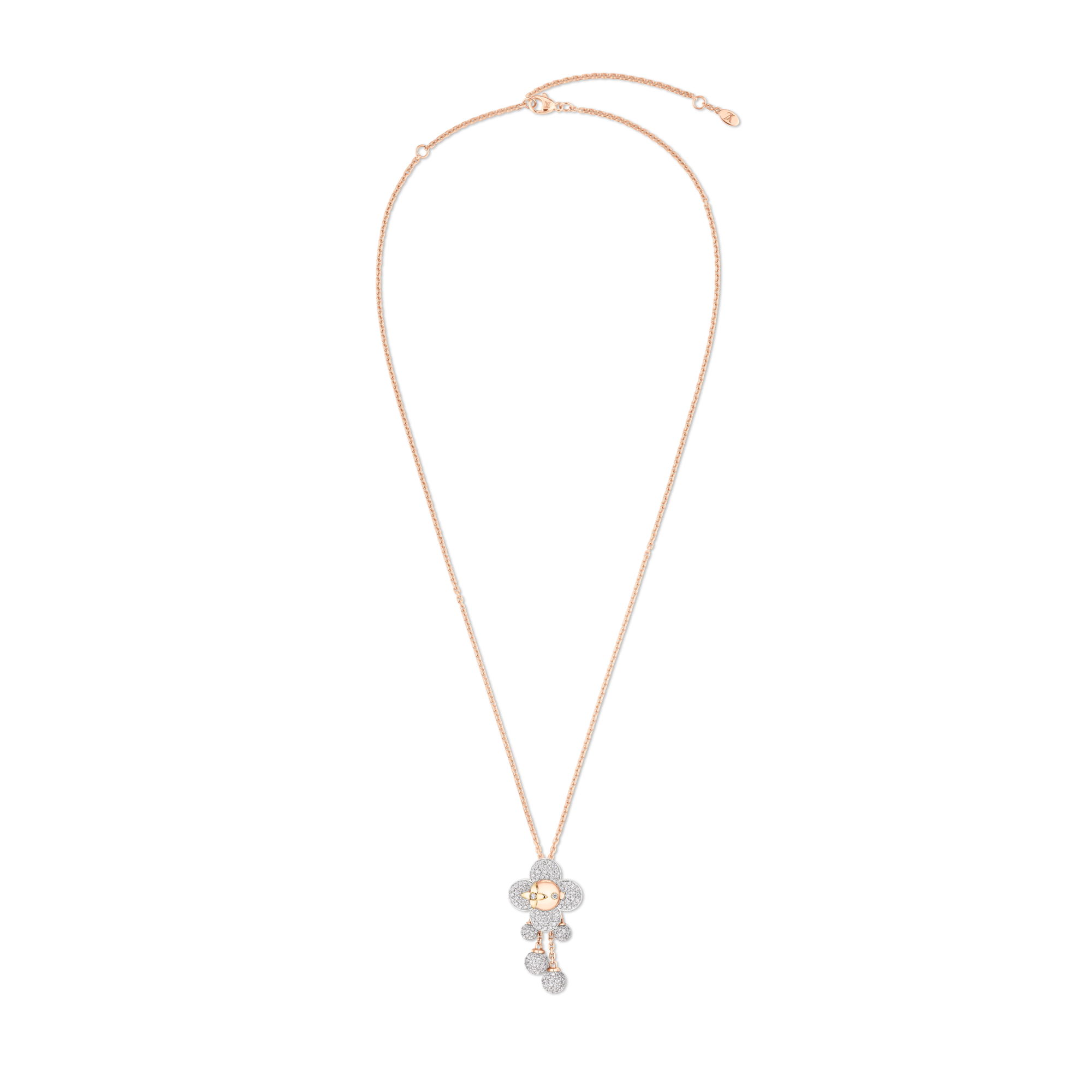 Colgante Vivienne de tres oros y diamantes  Joyería Categorías Collares y colgantes | LOUIS VUITTON (Zoom de producto)