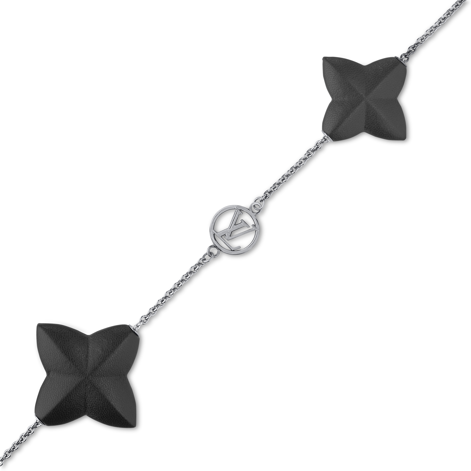 Collar largo Leather Flower S00 Mujer Bisutería Collares y colgantes | LOUIS VUITTON (Zoom de producto)