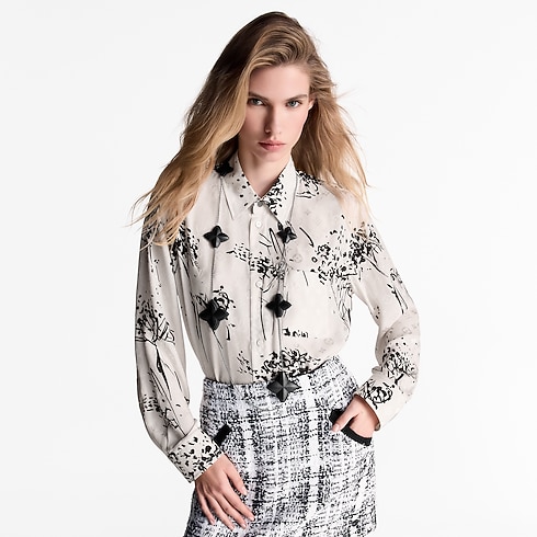 Collar largo Leather Flower S00 Mujer Bisutería Collares y colgantes | LOUIS VUITTON (Zoom de producto)